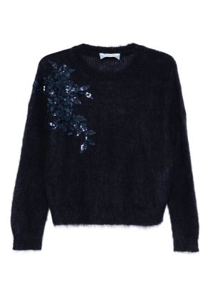 Blugirl sequin-embellished sweater - Blue