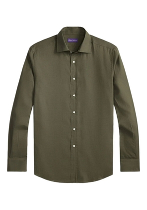 Ralph Lauren Purple Label long-sleeves cotton shirt - Green