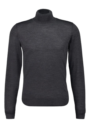 Piacenza Cashmere turtleneck stitch sweater - Grey