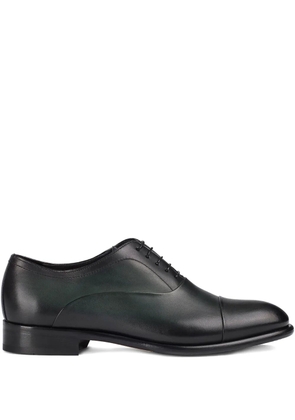Doucal's leather Oxford lace-up shoes - Green