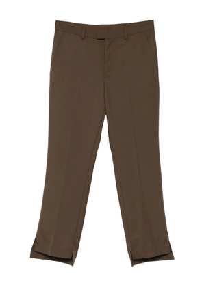 NotRainProof pressed-crease trousers - Brown