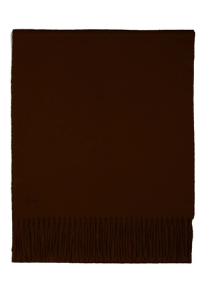 BOMPARD fringed-hem scarf - Brown