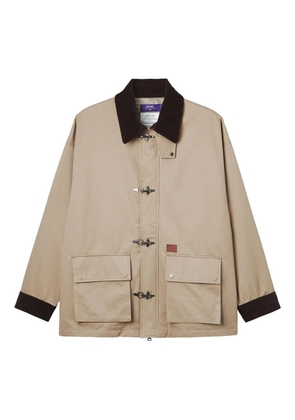 aftermaths corduroy-collar pocket jacket - Neutrals