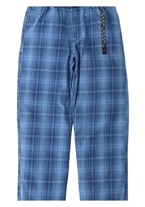Gramicci checked pants - Blue