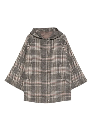 VICOLO checkered coat - Neutrals