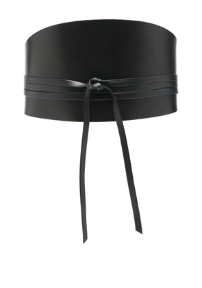 Déhanche Undone corset belt - Black