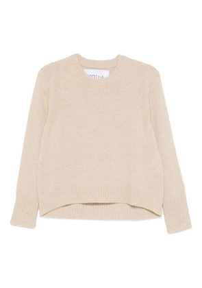 Gotha round-neck sweater - Neutrals