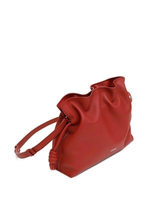 LOEWE knotted drawstring bucket bag - Red