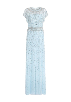Jenny Packham Lauretta embellished maxi dress - Blue