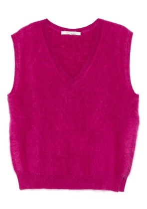 absolut cashmere Miriam V-neck vest - Pink