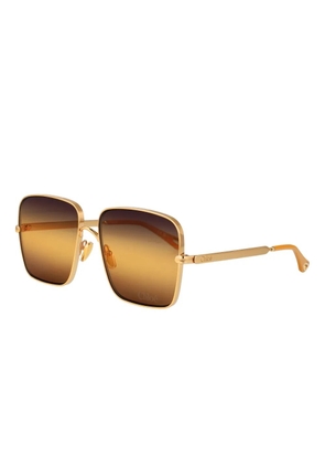 Chloé Eyewear square frame sunglasses - Gold
