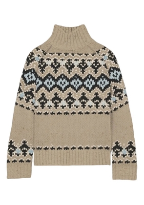 MC2 Saint Barth fair isle sweater - Neutrals