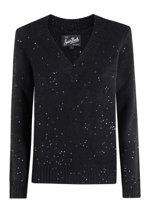MC2 Saint Barth Eleara sequin-embellished sweater - Black