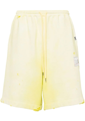 Maison MIHARA YASUHIRO cotton shorts - Yellow