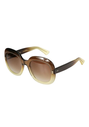 Kador Brigitte round-frame sunglasses - Brown