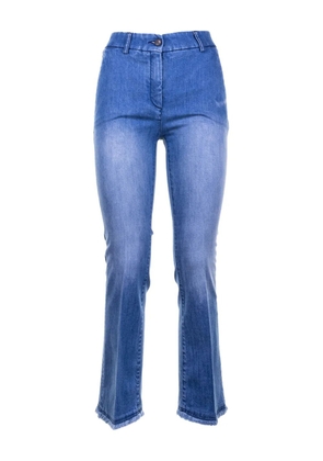 Via Masini 80 frayed-hem jeans - Blue