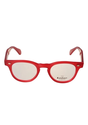 Kador round-frame glasses - Red