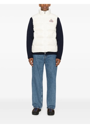 Pyrenex logo-patch gilet - White
