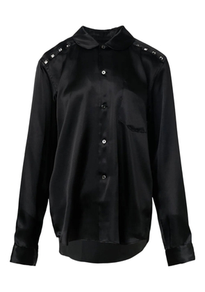 Black Comme Des Garçons studs long-sleeve shirt