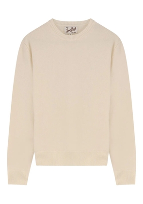 MC2 Saint Barth Sorbonne embroidered-logo sweater - Neutrals