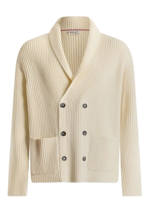 Bally ribbed cardigan - Neutrals