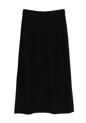 Antonelli Giunia sequinned maxi skirt - Black