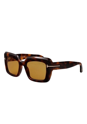 TOM FORD Eyewear Leila square-frame sunglasses - Brown