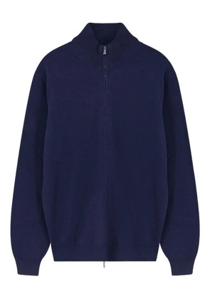 Filippo De Laurentiis high-neck zip-up cardigan - Blue