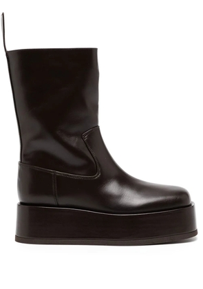 GIABORGHINI Rosie 23 platform-sole boots - Brown