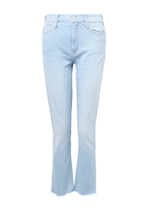 MOTHER Dazzler Crop Fray jeans - Blue