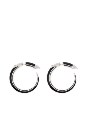 Shaun Leane Sterling Silver Sabre Solis hoop earrings