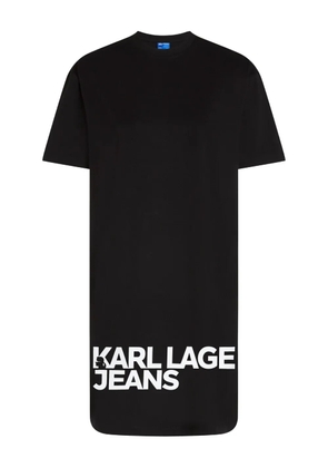 Karl Lagerfeld Jeans logo-print dress - Black