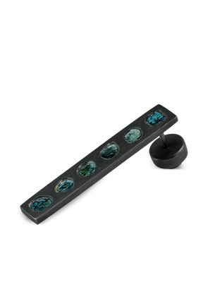 Parts of Four Plate diamond earring - Grey