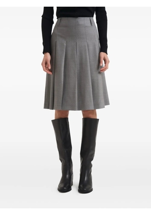 Max Mara pleated midi skirt - Grey