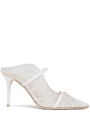 Malone Souliers 85mm Maureen mules - White