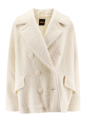 BOSS double-breasted coat - Neutrals