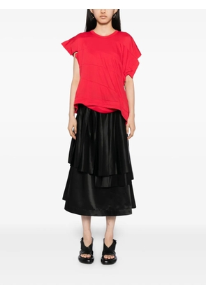 Noir Kei Ninomiya layered skirt - Black