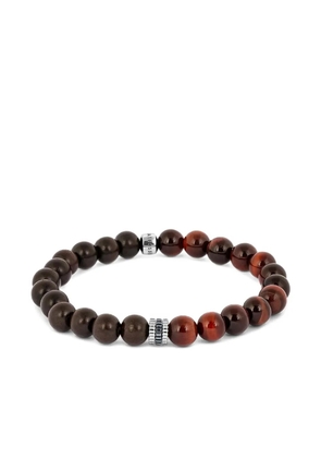 Tateossian Gear Trio beaded bracelet - Red