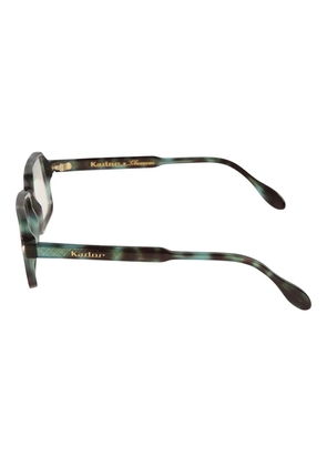 Kador Kolette rectangle-frame glasses - Green