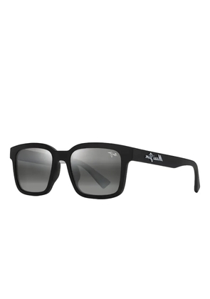 Maui Jim ‘Ōpiopio Asian Fit rectangle-frame sunglasses - Black