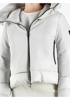 Canadian integrated hood padded jacket - Grey