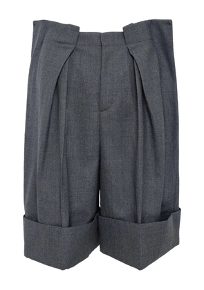 Enföld pleats-effect bermuda shorts - Grey