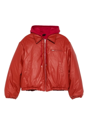 MERYLL ROGGE hooded zip coat - Red