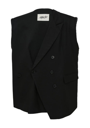 MMAM double-breasted waistcoat - Black