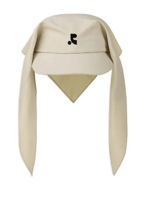 Rest&Recreation logo-embroidered scarf cap - Neutrals