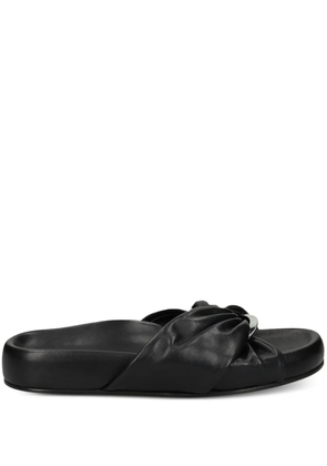 Kennel & Schmenger knotted-detail flat sandals - Black
