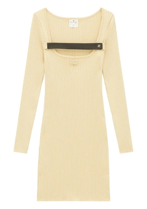 Courrèges Racer mini dress - Neutrals