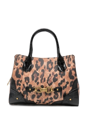 Just Cavalli leopard-print tote bag - Brown