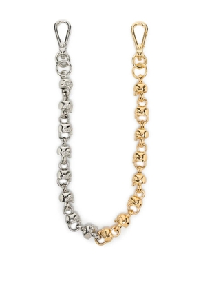 Mastermind World chain-link key ring - Silver