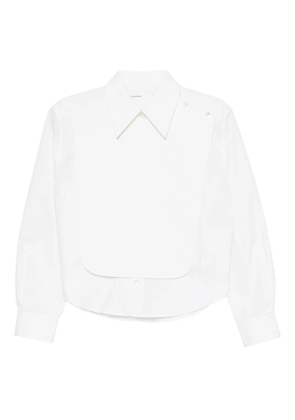 Toga short poplin shirt - White